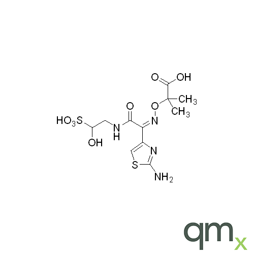 (Z)-2-(((1-(2-Aminothiazol-4-yl)-2-((2-hydroxy-2-sulfoethyl)amino)-2-oxoethylidene)amino)oxy)-2-methylpropanoic Acid, neat