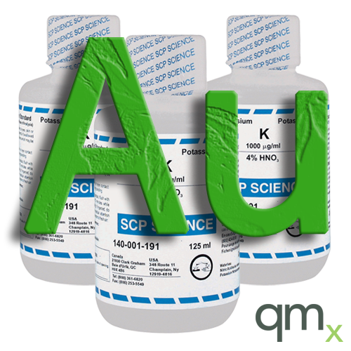 Atomic Absorption (AA) Standard, Au, 1,000ppm