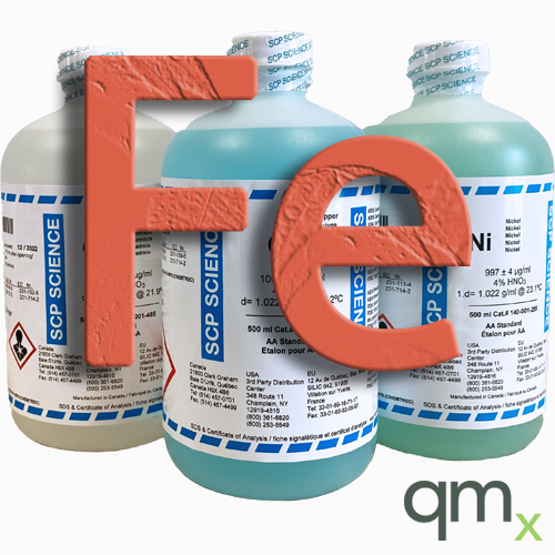 Atomic Absorption (AA) Standard, Fe, 1,000ppm