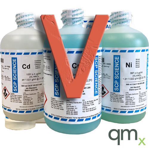 Atomic Absorption (AA) Standard, V, 1,000ppm