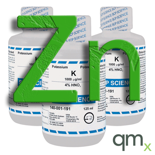 Atomic Absorption (AA) Standard, Zn, 1,000ppm