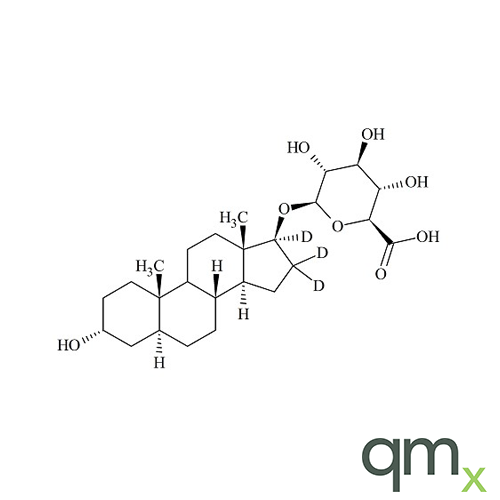 Androstane -3,17- diol 17- glucuronide D3 ; Androstane-3 alpha,17 beta-diol glucuronide-d3