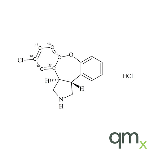 [13C6]-N-(Â±)-Desmethylasenapine Hydrochloride