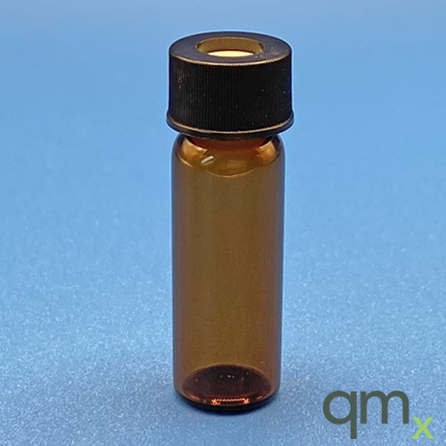 Amber 13-425 Threaded Vial, PTFE Septa, 0.010in