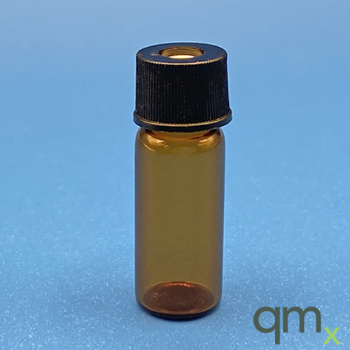 Amber 8-425 Threaded Vial, PTFE Septa, 0.010in