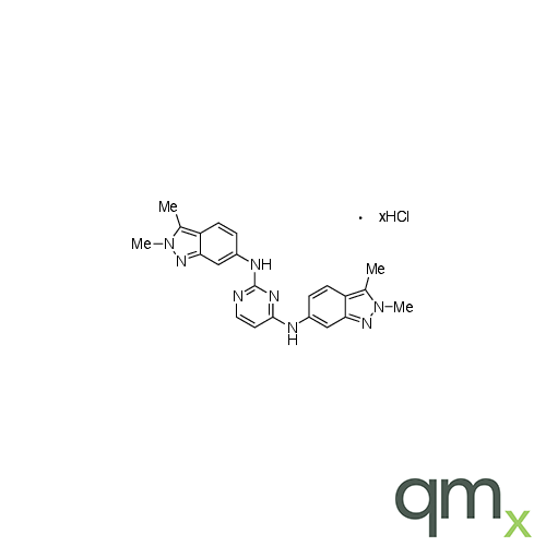 N2,N4-Bis(2,3-dimethyl-2H-indazol-6-yl)-2,4-pyrimidinediamine Hydrochloride, neat