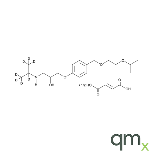 (Â±)-Bisoprolol D7 Hemifumarate (iso-propyl D7), 1,000Âµg/ml in Acetonitrile - A2S certified