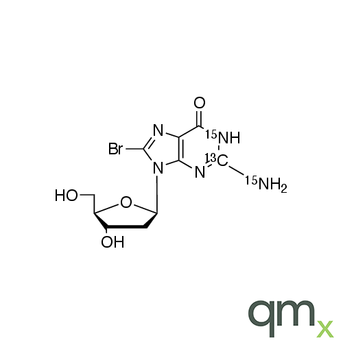 8-Bromo-2â-deoxyguanosine-13C,15N2, neat