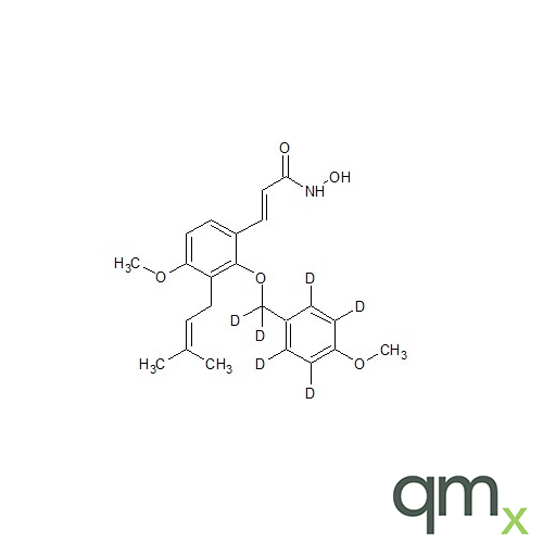 N-Hydroxy (E)-2-(4-methoxybenzoxy-D6)-4-methoxy-3-prenylcinnamamide