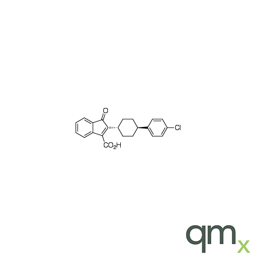 2-((1R,4R)-4-(4-Chlorophenyl)cyclohexyl)-1-oxo-1H-indene-3-carboxylic Acid, neat