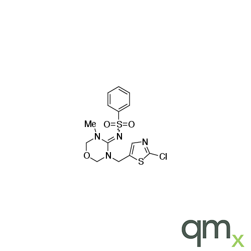 N-(3-((2-Chlorothiazol-5-yl)methyl)-5-methyl-1,3,5-oxadiazinan-4-ylidene)benzenesulfonamide, neat