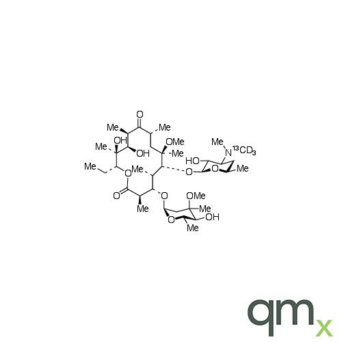 Clarithromycin-N-methyl-13C, d3, neat