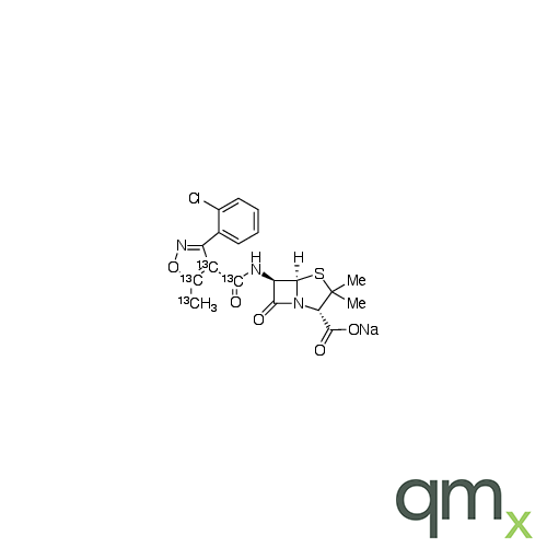 Cloxacillin-13C4 Sodium Salt, neat