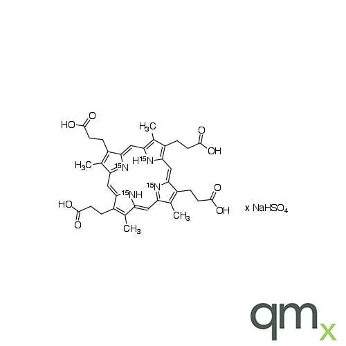 Coproporphyrin III-15N4 Sodium BIsulfate Salt, neat