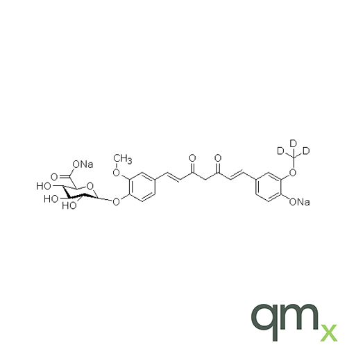 Curcumin ÃŸ-D-Glucuronide-d3 Sodium Salt, neat