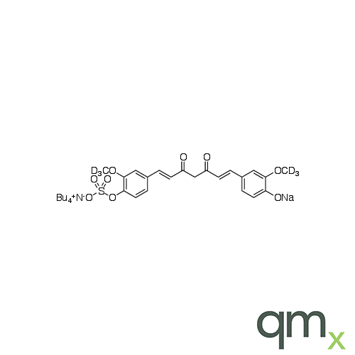Curcumin Sulfate-d6 Tetrabutylammonium Sodium Salt, neat