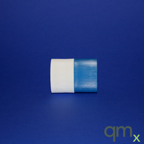 Clamp, 25 mm filter assembly, PVDF, white and blue