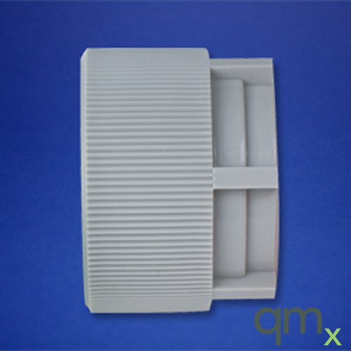 Clamp, 47 mm multi-stage filter, PFA, gray