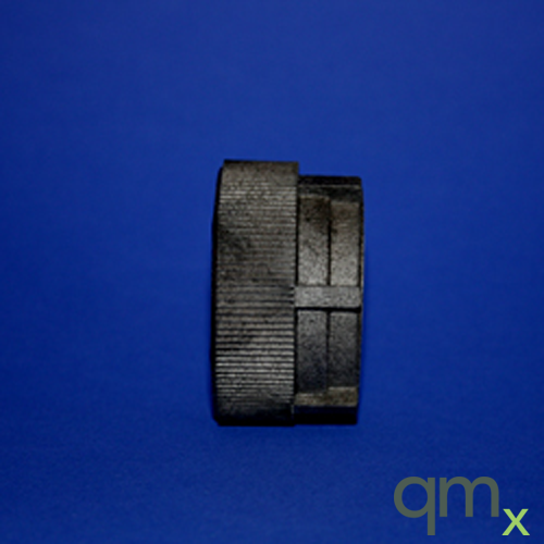 Clamp, 47 mm single-stage filter, Tefzel, black