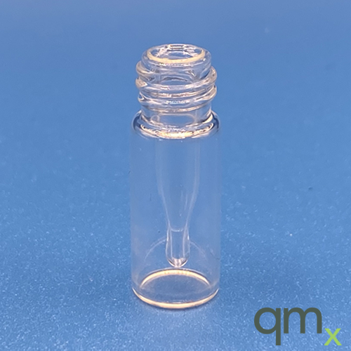 Clear Step 10-425 Threaded Vial w/250Âµl Glass Insert