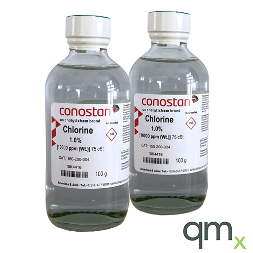 Chlorine in Mineral Oil, 10,000 ppm