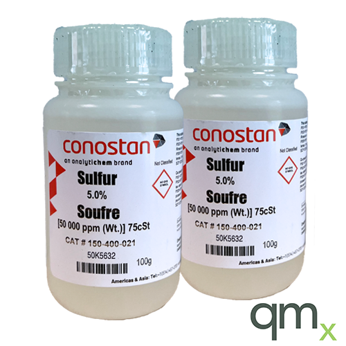 Sulfur in Mineral Oil, 50,000 ppm