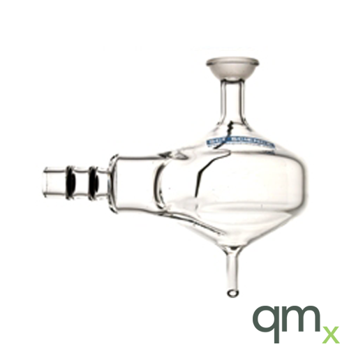 Cyclonic Spray Chamber, 50ml, 12/5 Joint, 4mm Drain