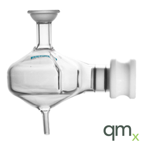 Cyclonic Spray Chamber, 50ml, 12/5 Joint, 4mm Drain