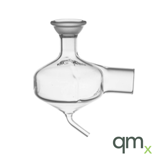 Cyclonic Spray Chamber, 50ml, 18/9 Joint, 4mm Drain