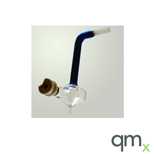 Cyclonic Spray Chamber, 50ml, 9.5mm Axial Exit (100mm), 4mm