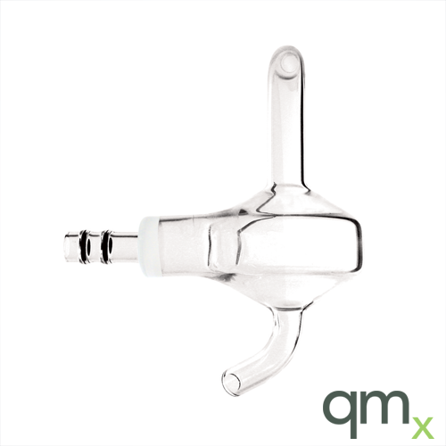 Cyclonic Spray Chamber, 50ml, 9.5mm Axial Exit, 58mm, 10mm D