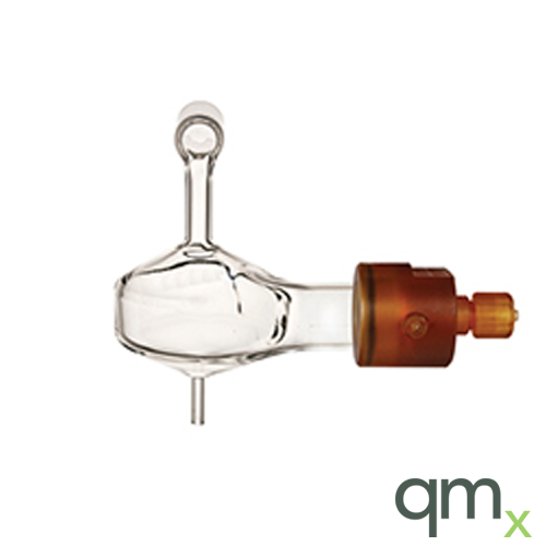 Cyclonic Spray Chamber, 50ml, Baffle, 11.3mm Exit