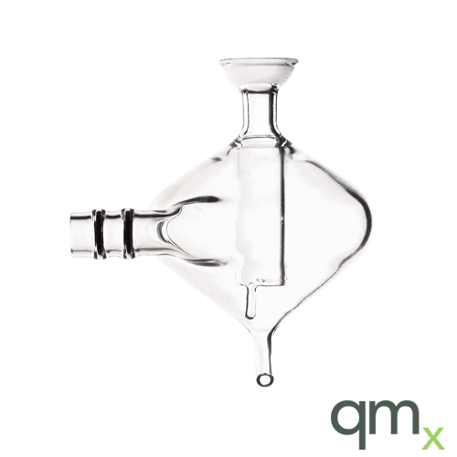 Cyclonic Spray Chamber, 50ml, Baffle, 12/5 Joint