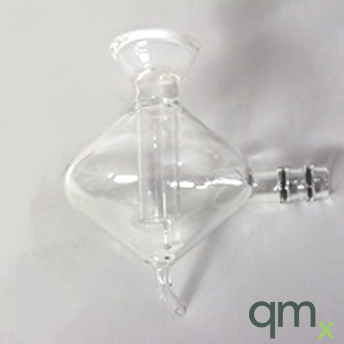 Cyclonic Spray Chamber, 50ml, Baffle, 18/9 Joint