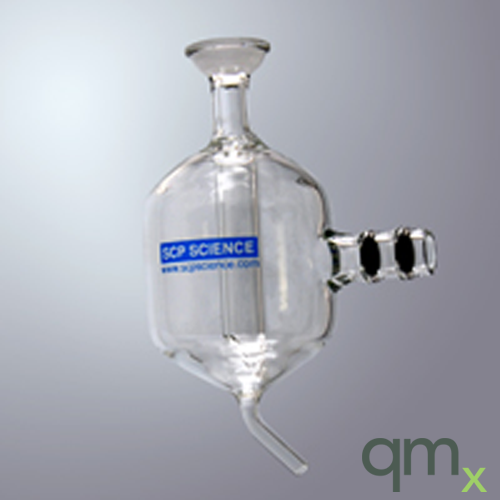 Cyclonic Spray Chamber, 50ml, Baffle, 4mm Drain Long - MLN