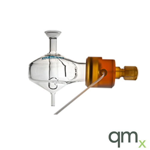 Cyclonic Spray Chamber, Baffled, 12/5, 4mm