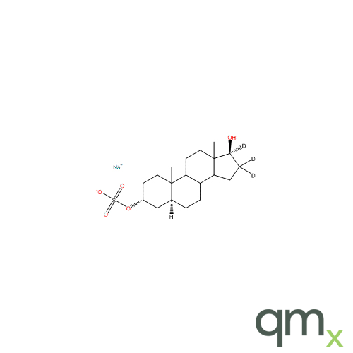 Sodium 5alpha-Androstan-3alpha,17beta-diol-16,16,17-d3 3-Sul, neat