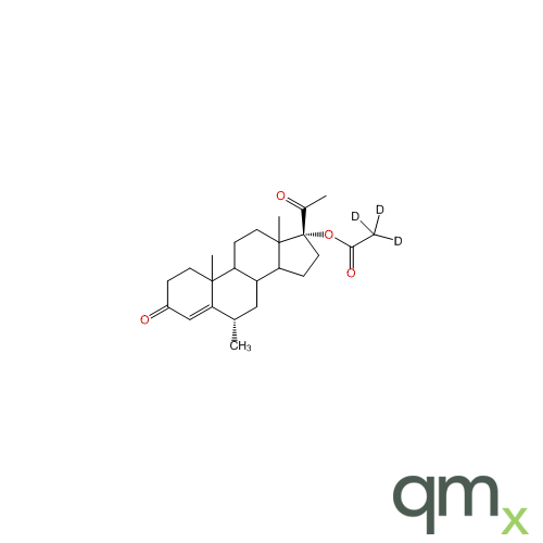 4-Pregnen-6alpha-methyl-17-ol-3,20-dione 17-Acetate-d3, neat