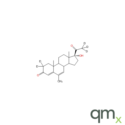 4,6-Pregnadien-6-methyl-17alpha-ol-3,20-dione-2,2,21,21,21-d5, neat
