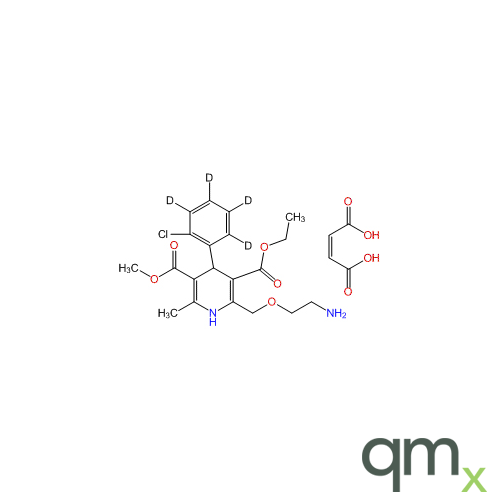 (Â±)-Amlodipine-d4 Maleate (2-chlorophenyl-d4), neat