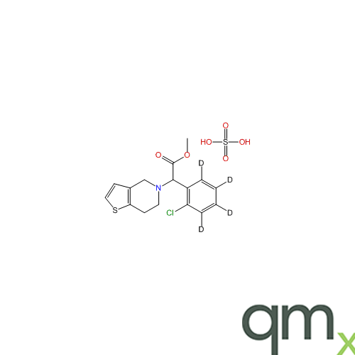 (Â±)-Clopidogrel-d4 Hydrogen Sulfate (2-chlorophenyl-d4), neat