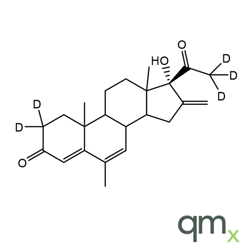 4,6-Pregnadien-6-methyl-16-methylene-17a-ol-3,20-dione-2,2,21,21,21-d5 (Melengestrol),neat