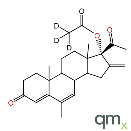 4,6-Pregnadien-6-methyl-16-methylene-17a-ol-3,20-dione Acetate-d3 (Melengestrol Acetate),neat