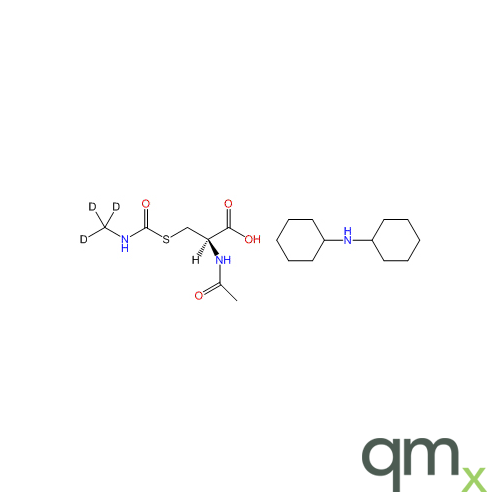 N-Acetyl-S-(N-methyl-d3-carbamoyl)-L-cysteine Dicyclohexylamine Salt, neat