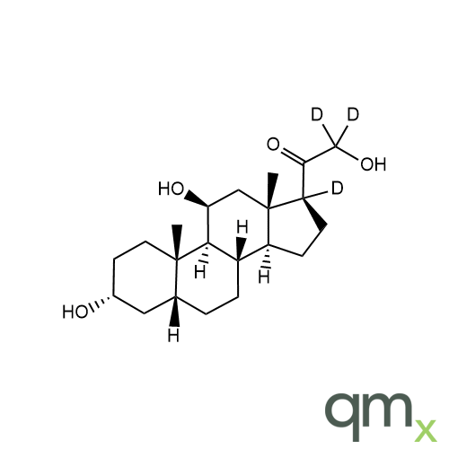 5b-Pregnan-3a,11b,21-triol-20-one-17a,21,21-d3