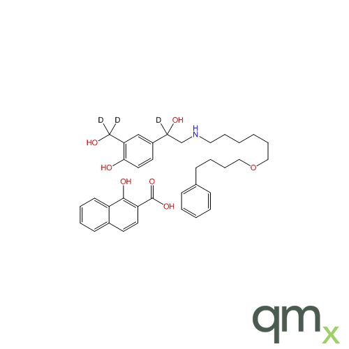 (Â±)-Salmeterol-d3 Xinafoate (3-hydroxymethyl-d2; alpha-d1), neat