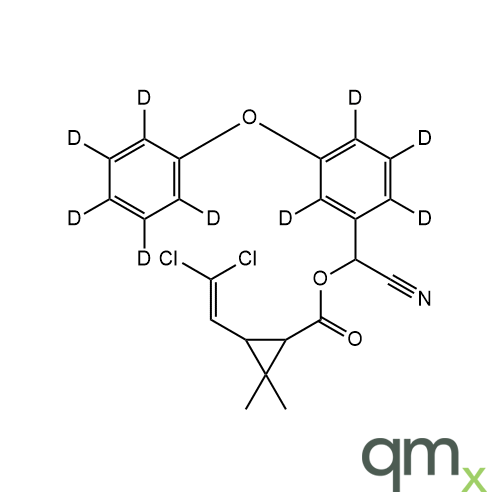 Cypermethrin-d9 (3-phenoxyphenyl-d9) (mixture of isomers)