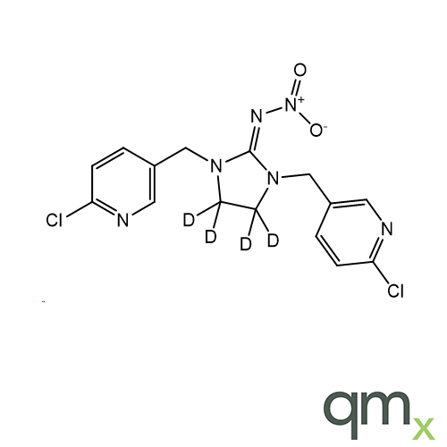 1,3-Bis[(6-chloro-3-pyridinyl)methyl]-N-nitro-2-imidazolidinimine-d4 (imidazolidine-4,4,5,5-d4), neat