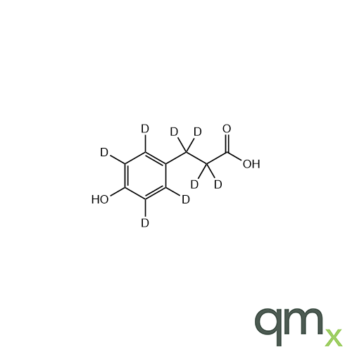 3-(4-Hydroxyphenyl-2,3,5,6-d4)propionic-d4 Acid ,neat