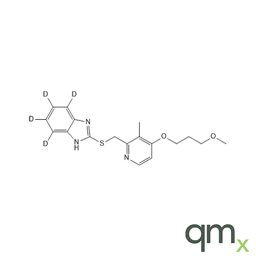 2-[[4-(3-Methoxypropoxy)-3-methyl-2-pyridyl]methylthio]benzimidazole-4,5,6,7-d4 ,neat
